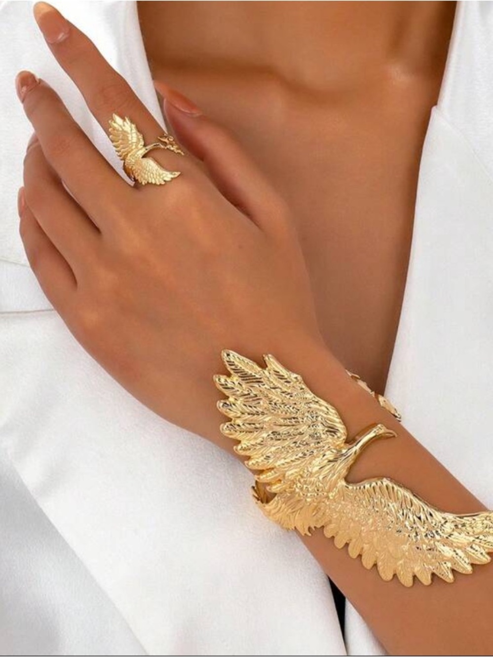Aurelia Phoenix Wing Statement Jewelry Set
